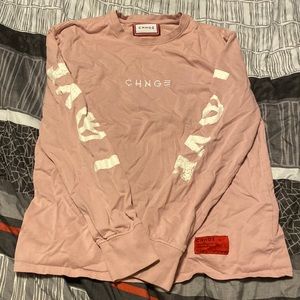 Change long sleeve t-shirt